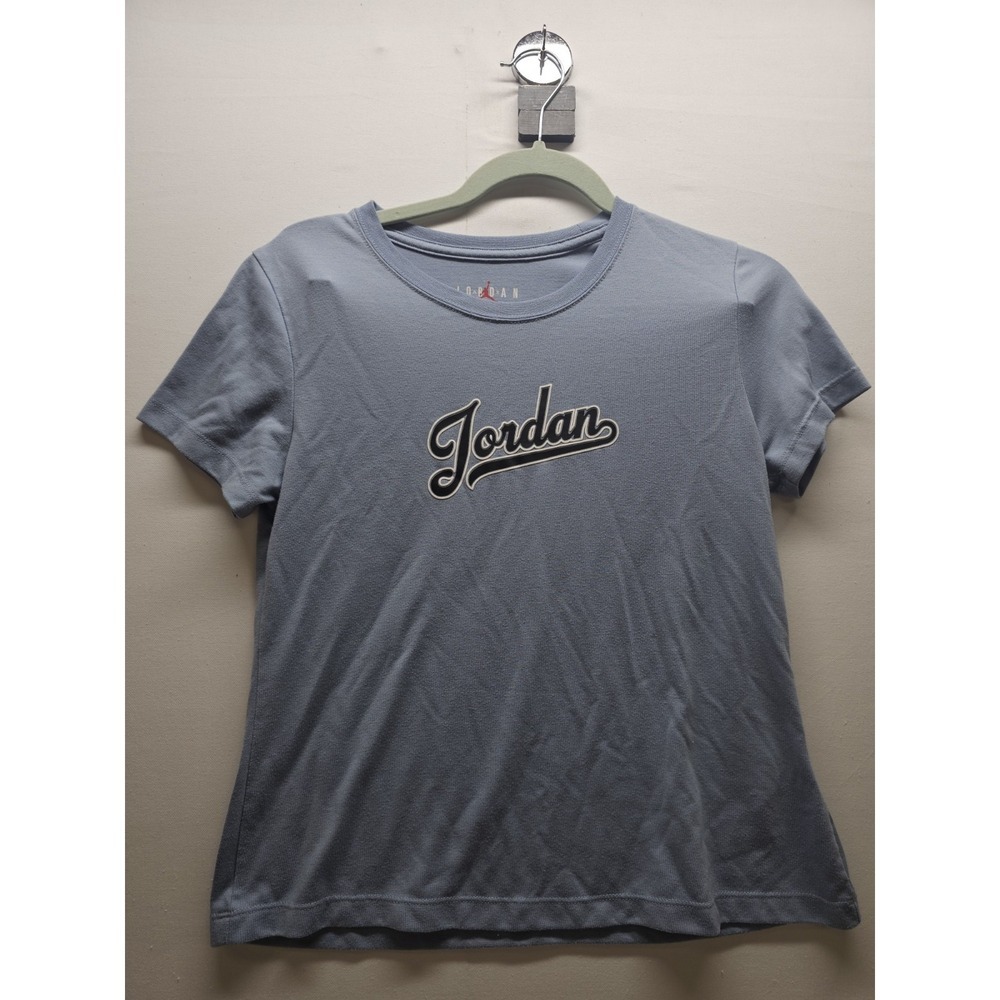 Nike Air Jordan Graphic T-Shirt Powder Blue Medium Jumpman University Blue